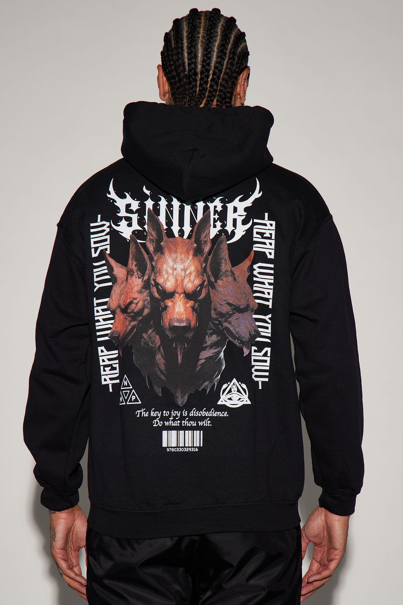 Sinner Hoodie - Black sold by Fashion Nova product image thumbnail 4