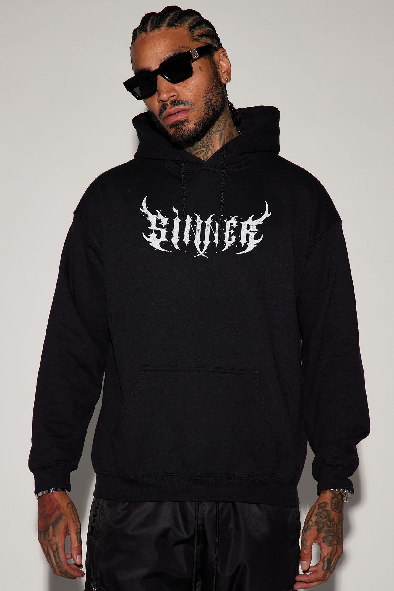Sinner Hoodie - Black sold by Fashion Nova