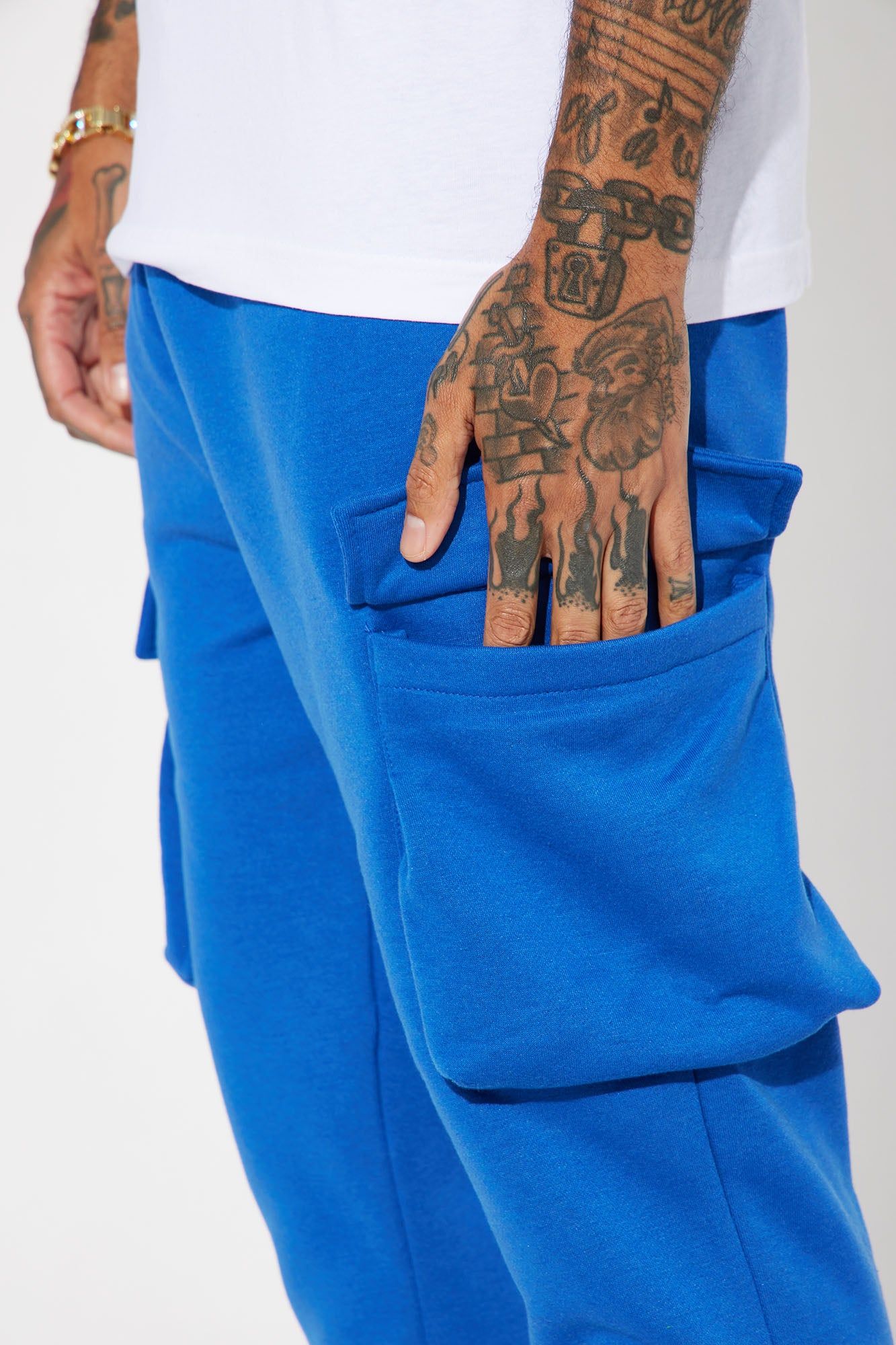 With It Cargo Sweatpants - Royal sold by Fashion Nova product image thumbnail 3