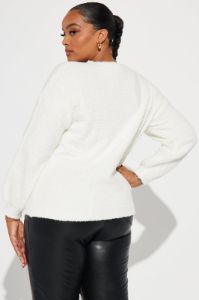 Cozy Intention Sweater - Ivory sold by Fashion Nova