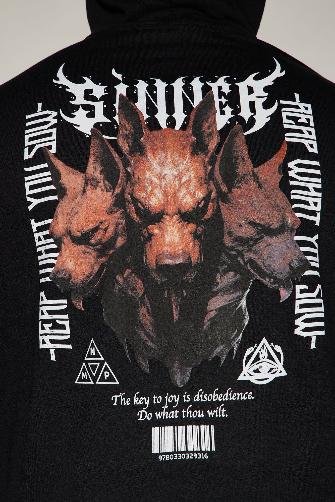 Sinner Hoodie - Black sold by Fashion Nova product image thumbnail 9