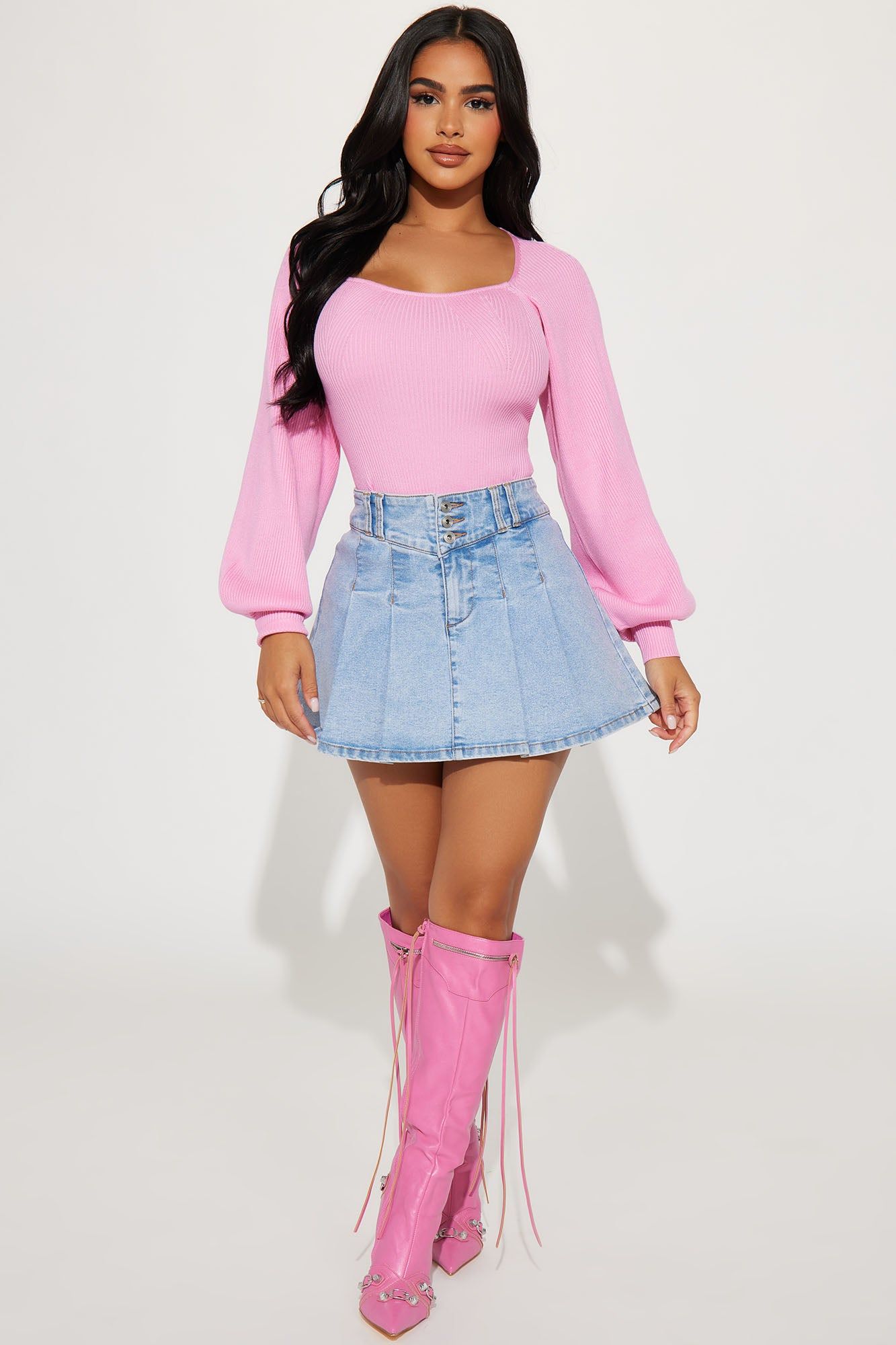 Kaydee Sweater - Pink sold by Fashion Nova product image thumbnail 2