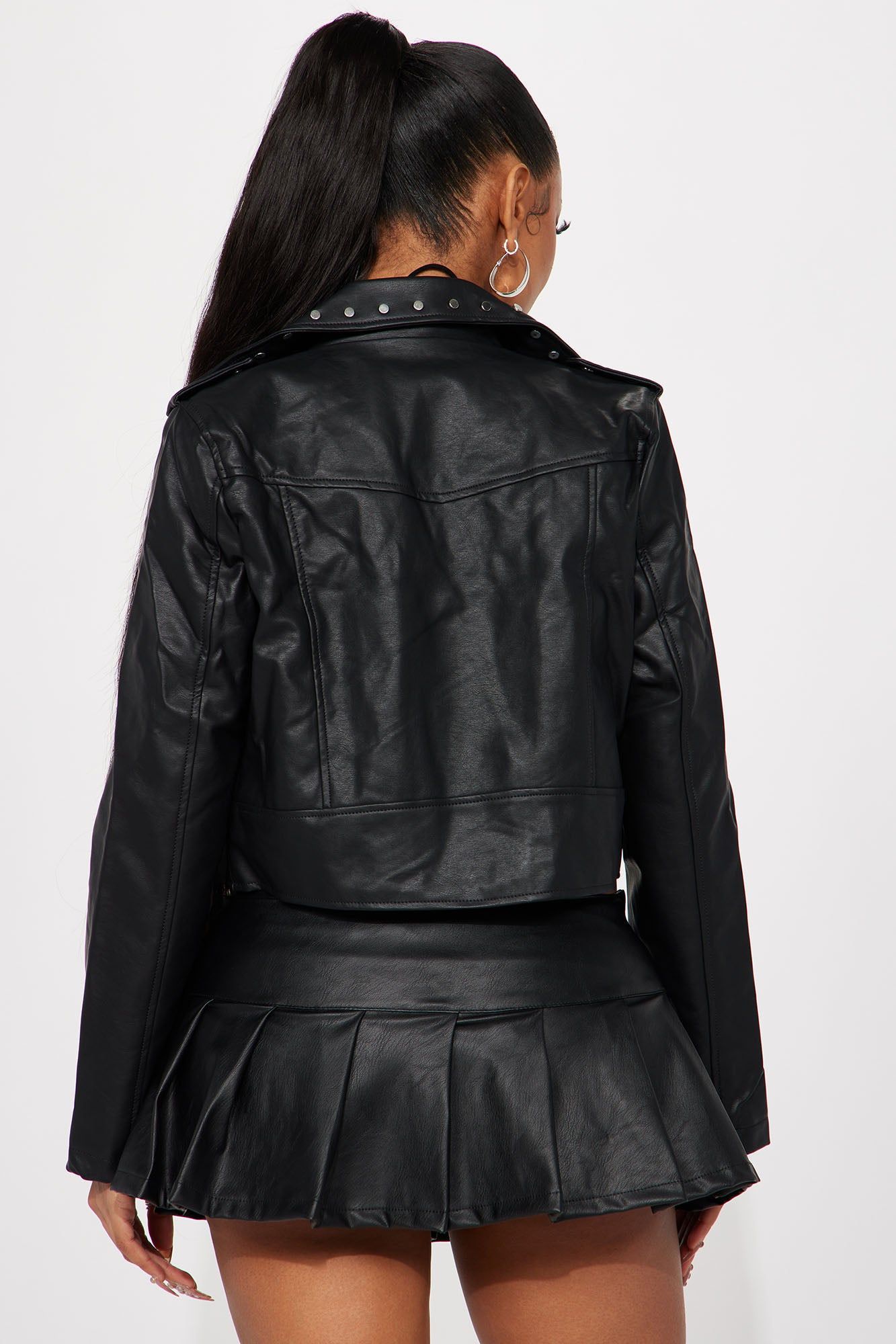 Such A Stud Moto Jacket - Black sold by Fashion Nova product image thumbnail 4
