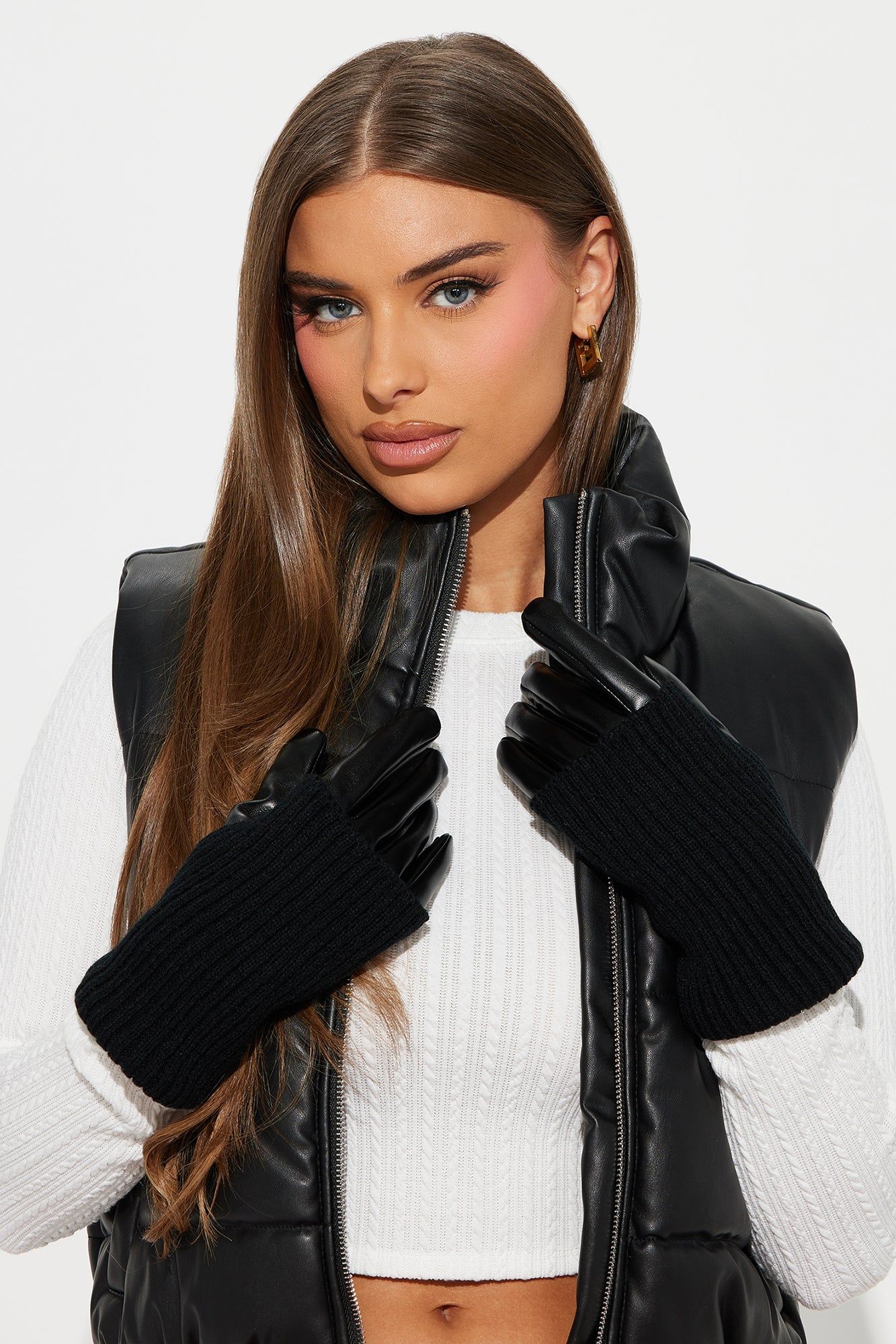 Hold Onto Me Gloves - Black sold by Fashion Nova