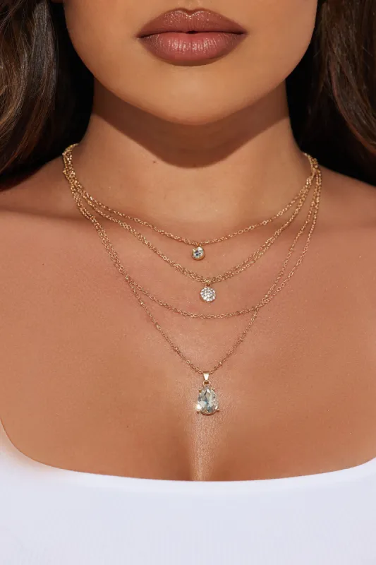 Perfect Combo Layered Necklace - Gold sold by Fashion Nova