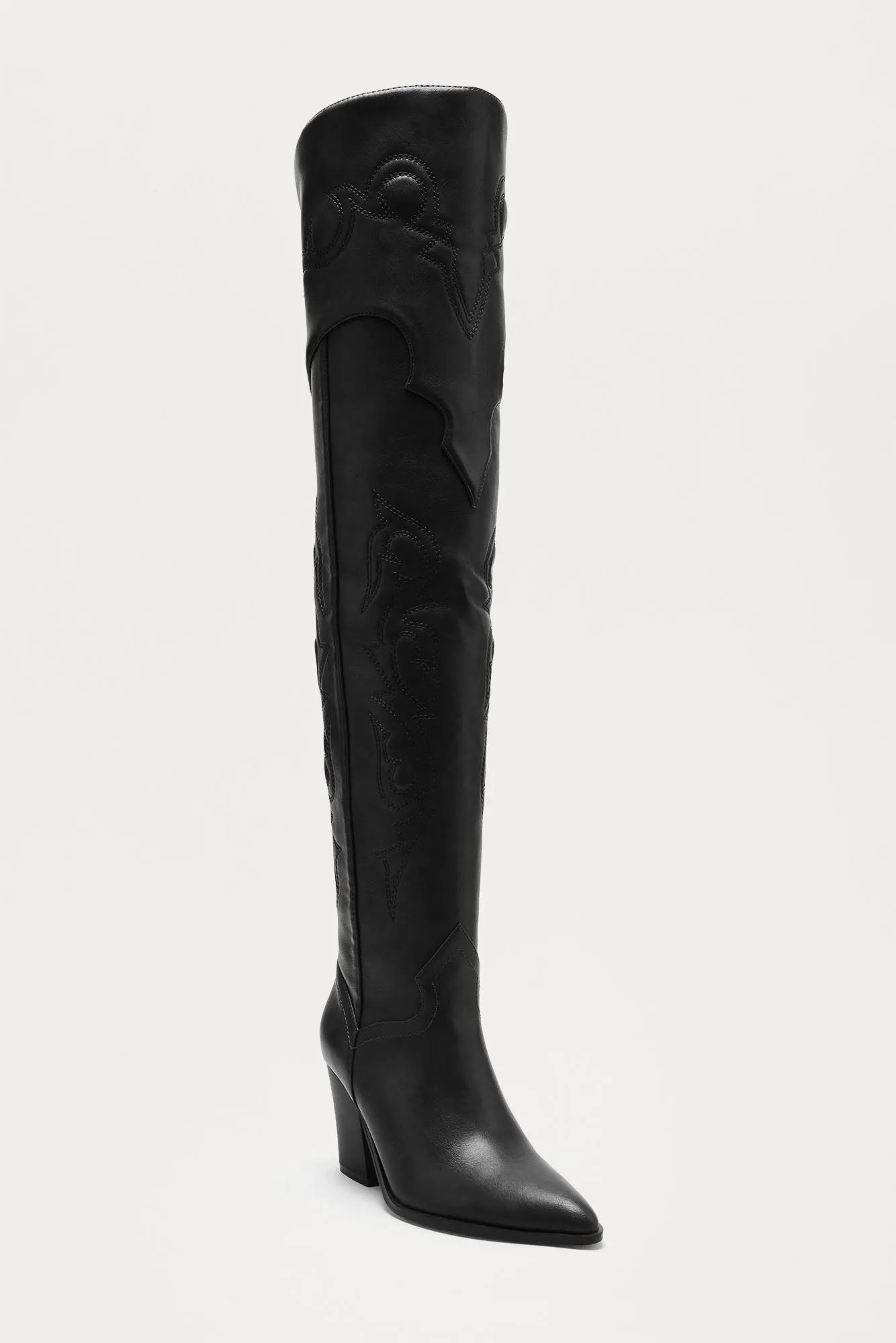 Texas Charm Thigh High Boots - Black sold by Fashion Nova product image thumbnail 3
