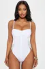 Make Up For It Bodysuit - White sold by Fashion Nova