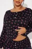 Cozy Nights In PJ Short Set - Black sold by Fashion Nova