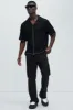 Charlie Gabardine Flare Cargo Trouser - Black sold by Fashion Nova