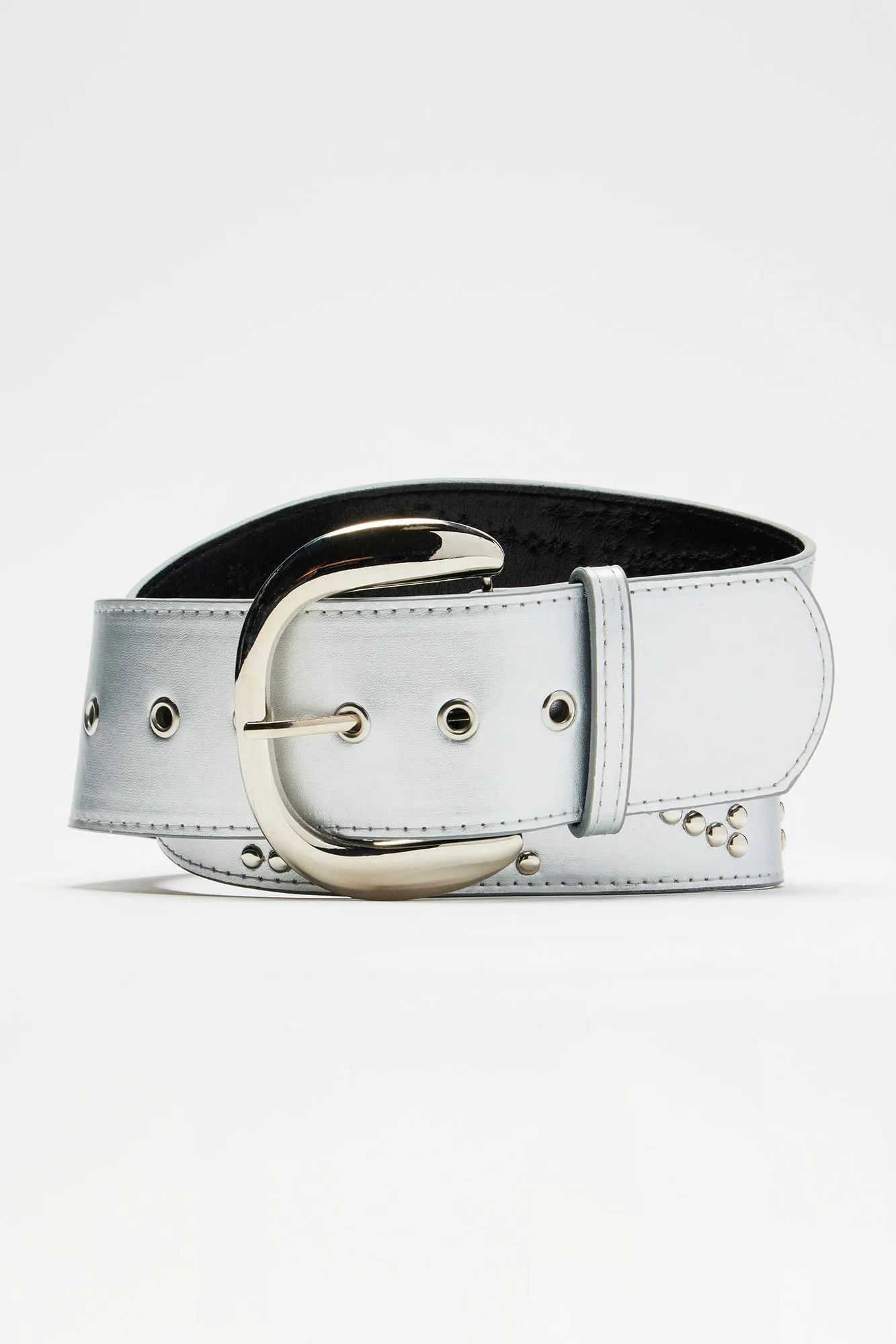 Still West Studded Belt - Silver sold by Fashion Nova product image thumbnail 3