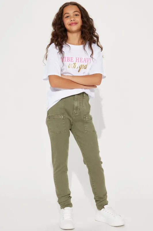 Mini Your Main Squeeze Skinny Pant - Olive sold by Fashion Nova