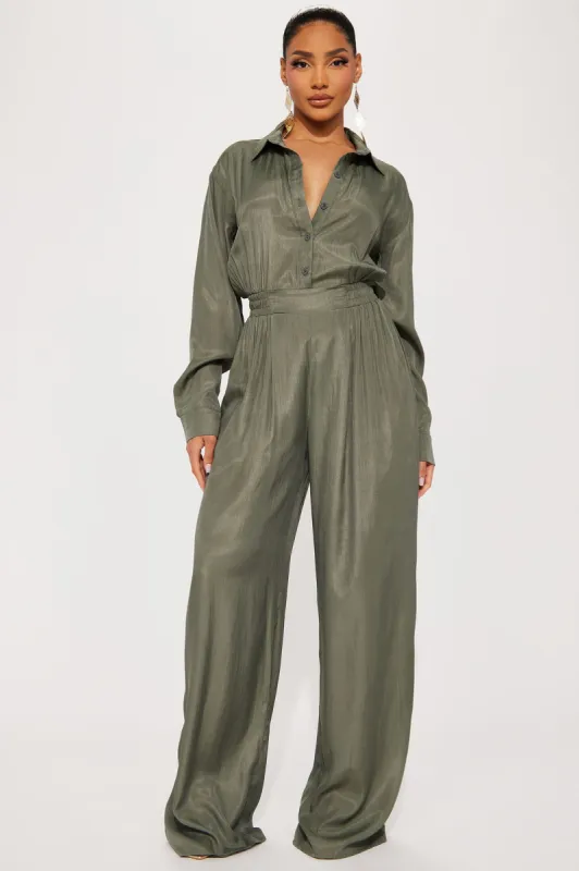 Ameera Jumpsuit - Olive sold by Fashion Nova