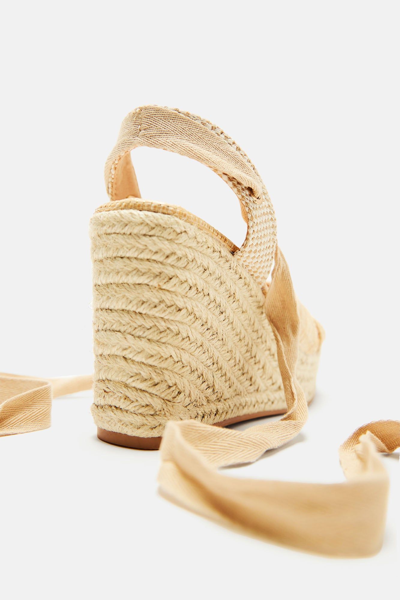 Jayda Jute Wedges - Beige sold by Fashion Nova product image thumbnail 5