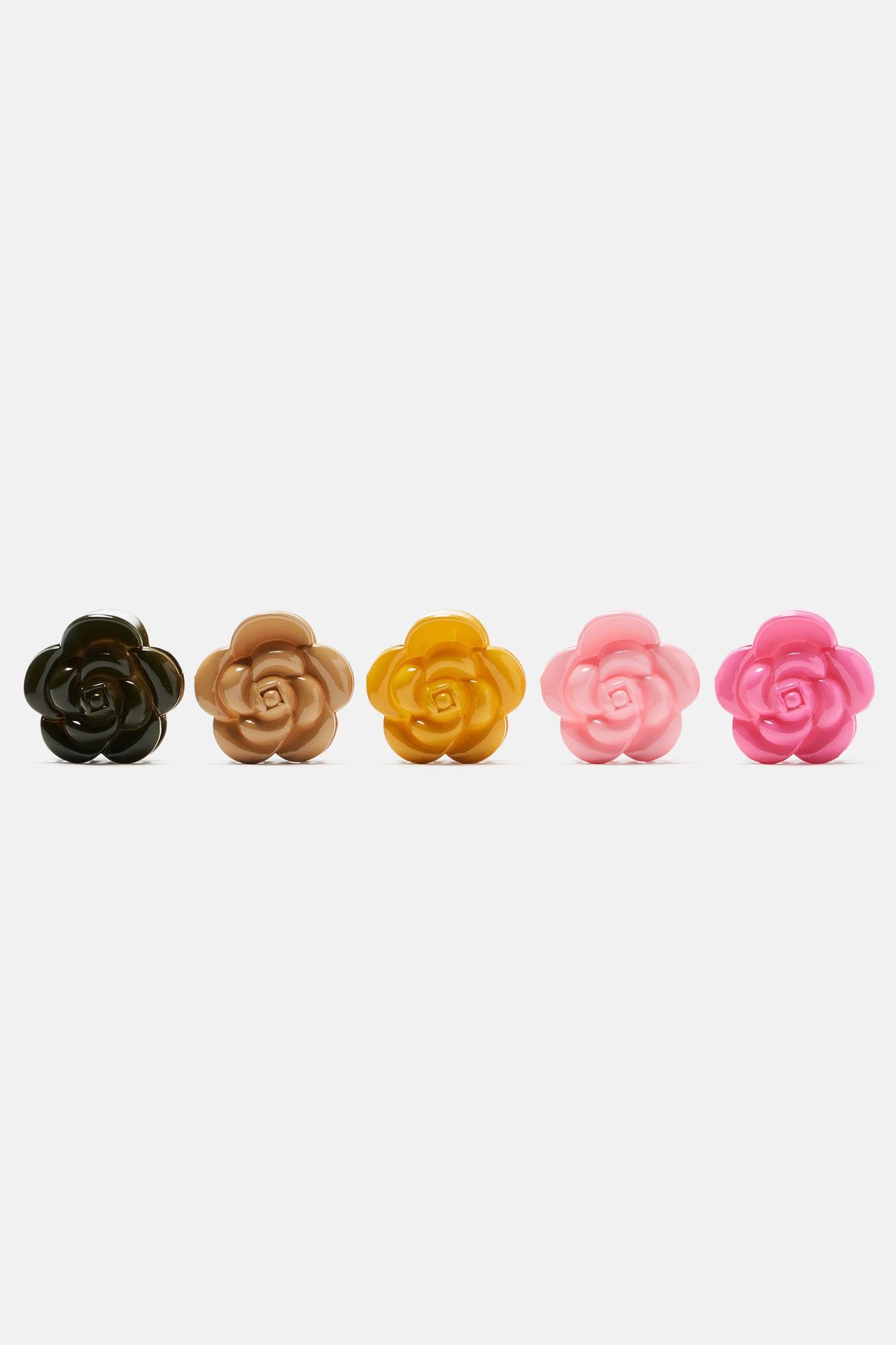 Blossomed Bouquet 6 Piece Hair Clip Set - Multi Color sold by Fashion Nova product image thumbnail 3
