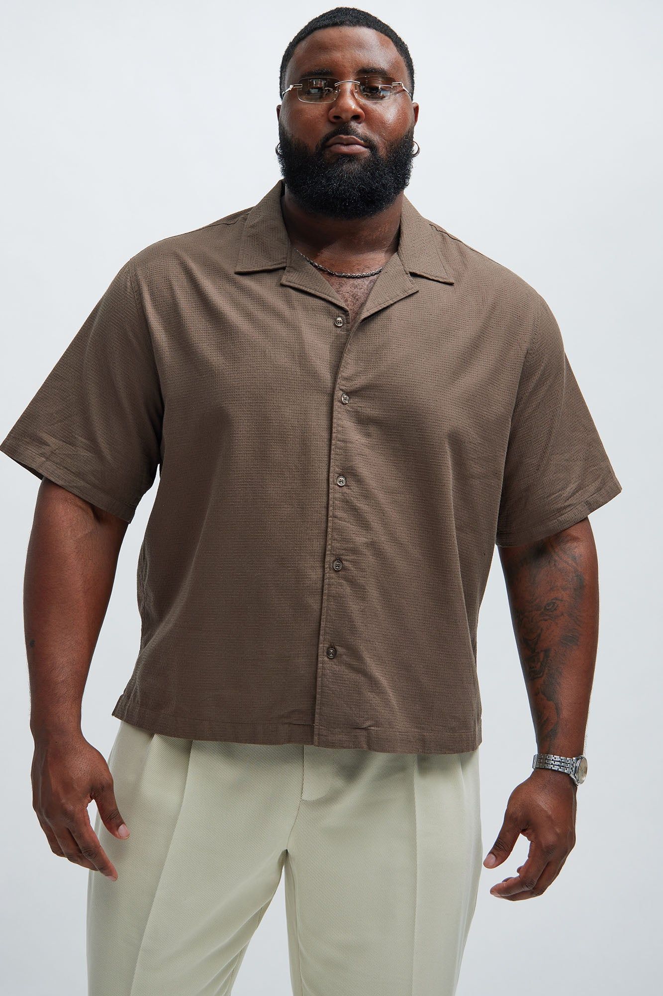 Mathematics Shirt - Brown sold by Fashion Nova