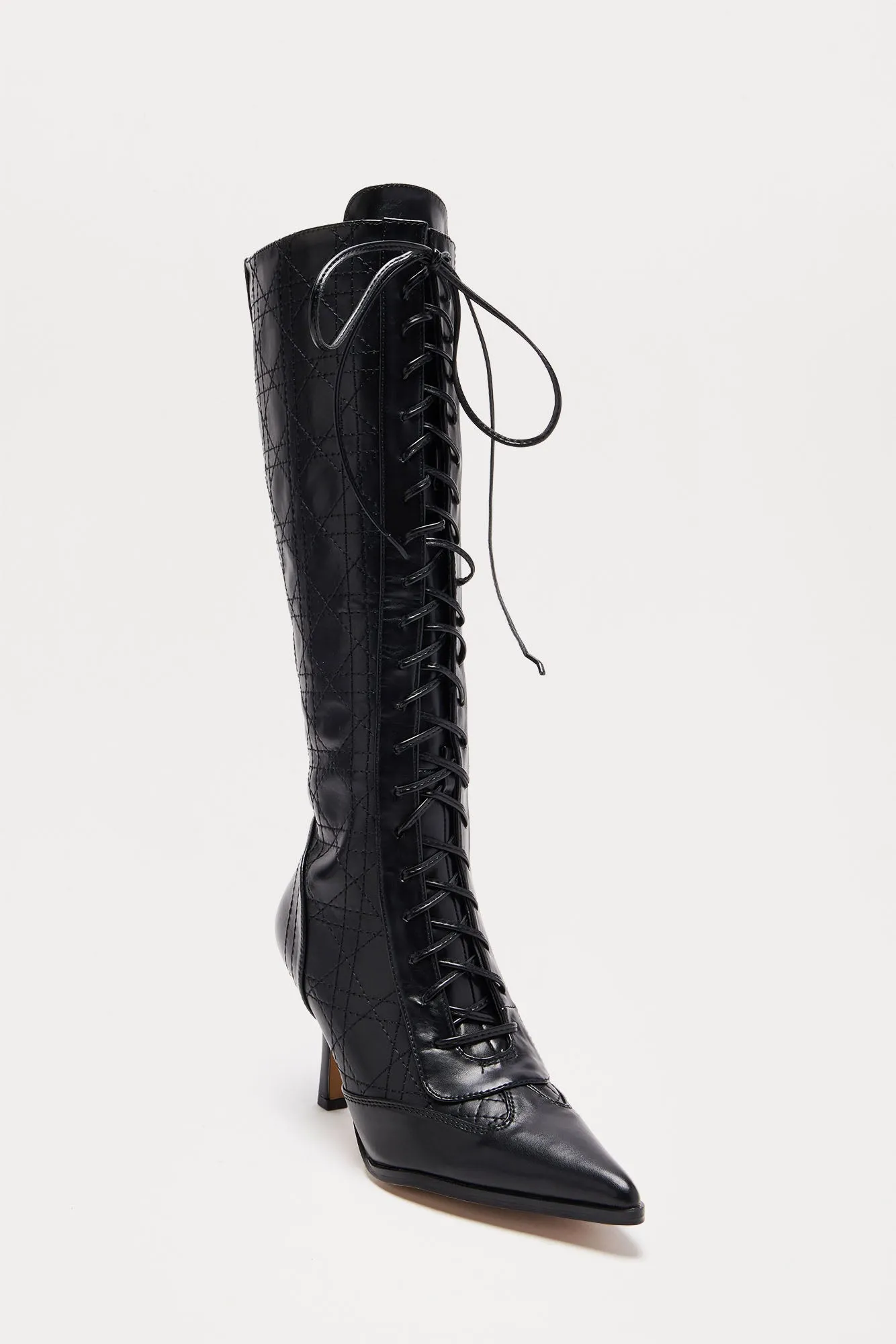 Ashton Lace Up Boots - Black sold by Fashion Nova product image thumbnail 3