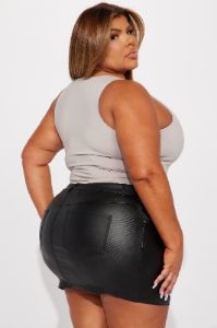 Adriana Smooth Fit Bodysuit - Taupe sold by Fashion Nova
