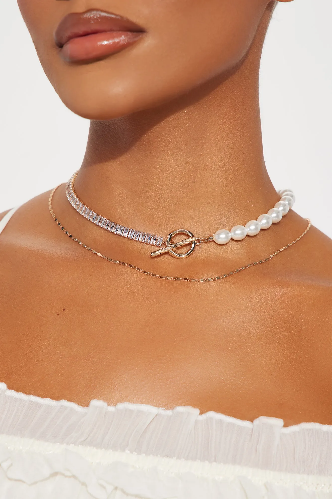 Can't Decide Layered Necklace - Gold sold by Fashion Nova