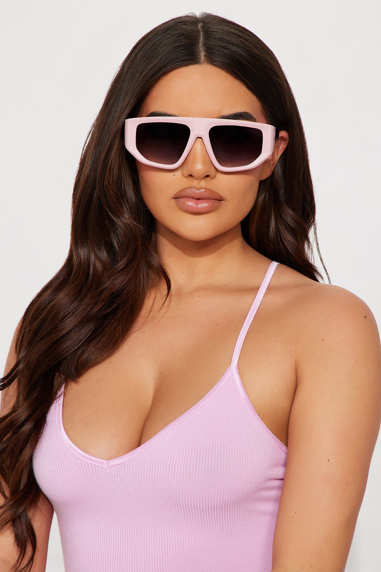 That's What I Like Sunglasses - Pink sold by Fashion Nova