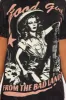 Good Girl Oversized Washed Tee - Charcoal sold by Fashion Nova