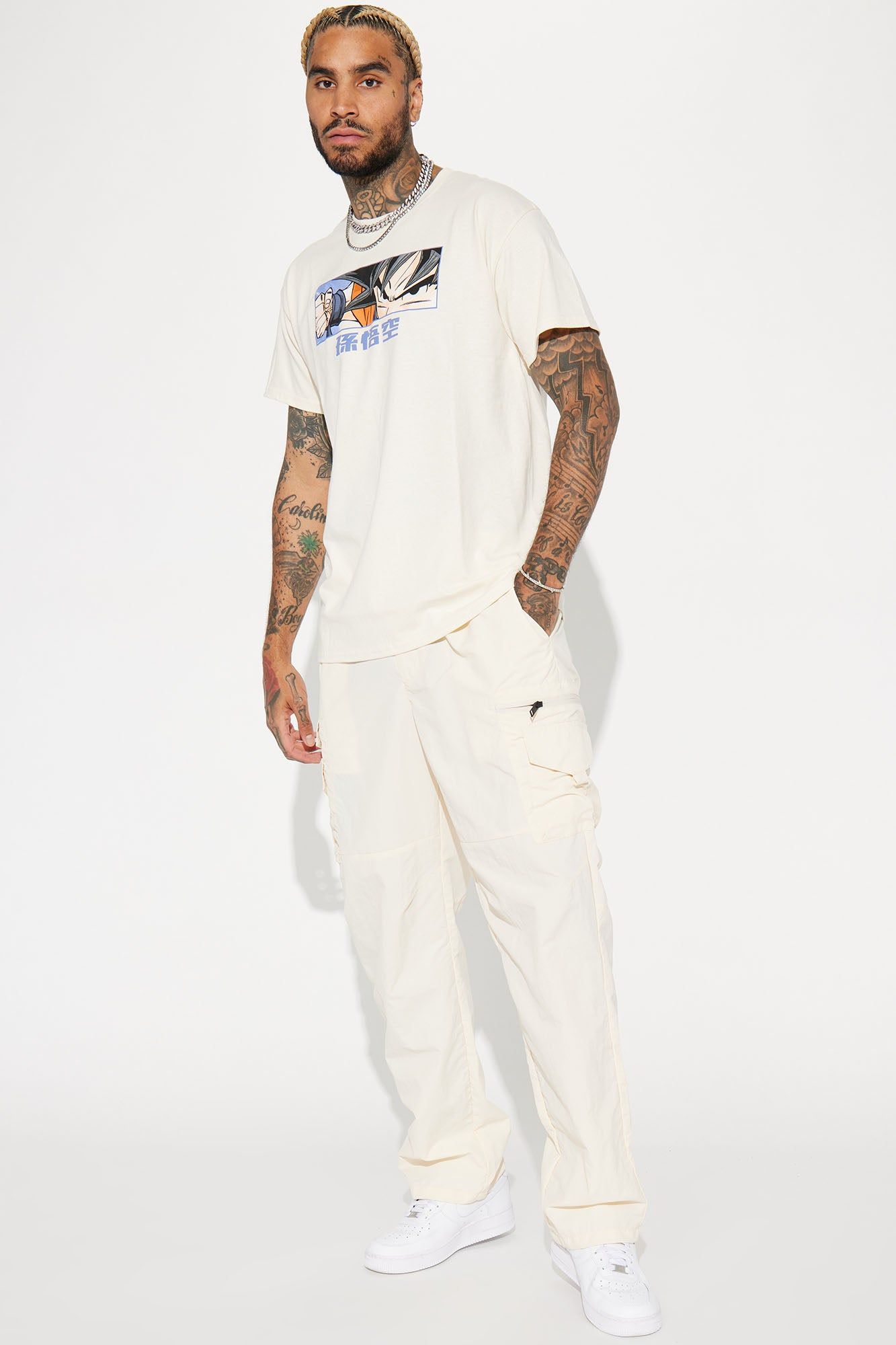 Dragonball Z Son Goku Short Sleeve Tee - Natural/Combo sold by Fashion Nova product image thumbnail 3