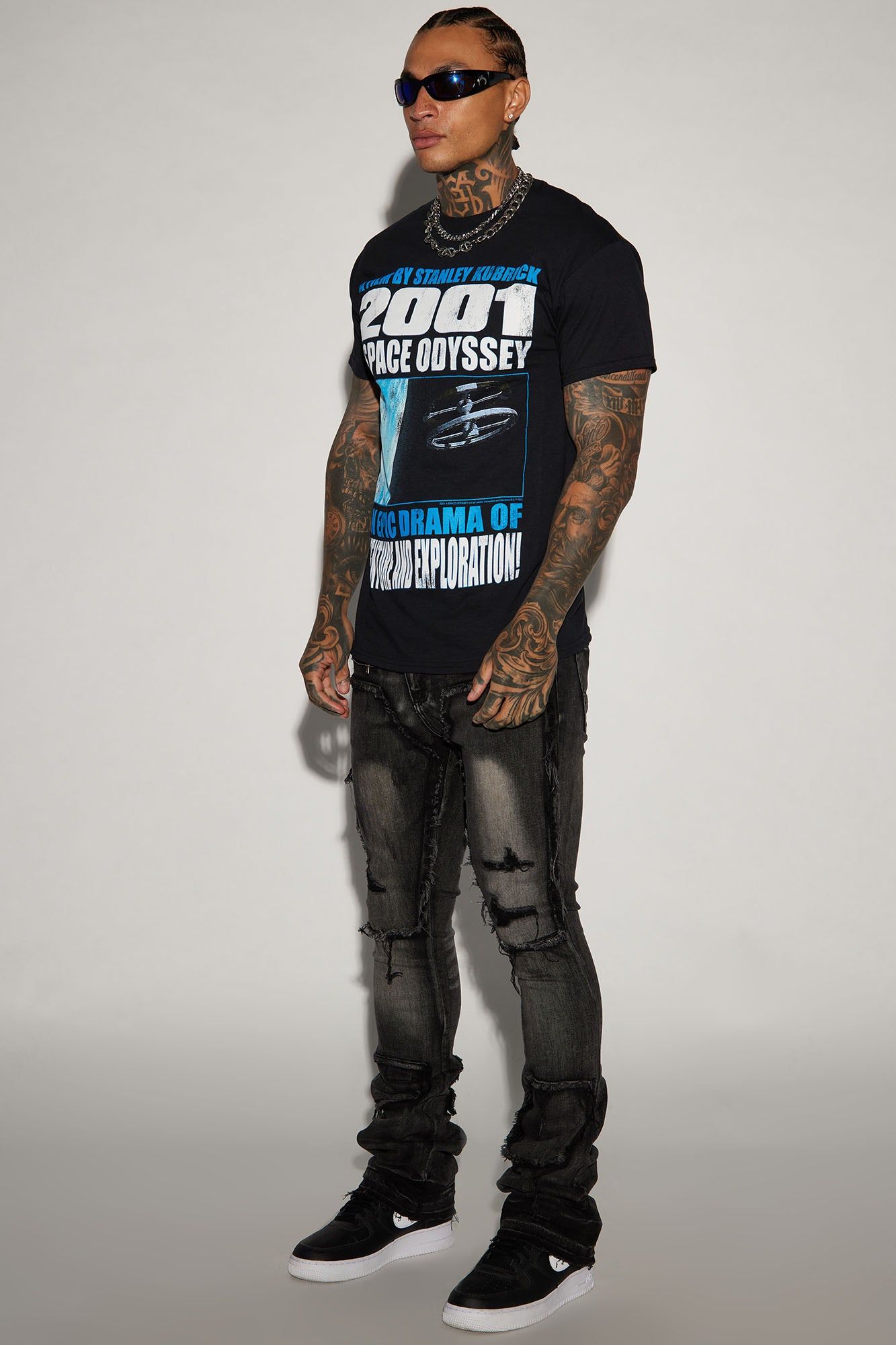 Square It Out Stacked Skinny Flare Jeans sold by Fashion Nova product image thumbnail 3