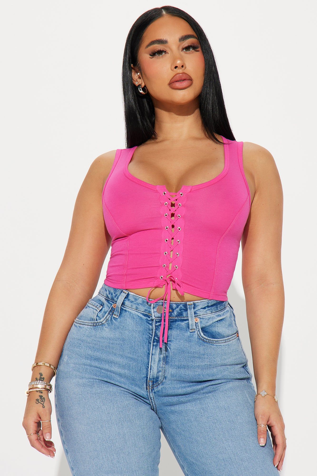 City Girl Crop Top - Fuchsia sold by Fashion Nova
