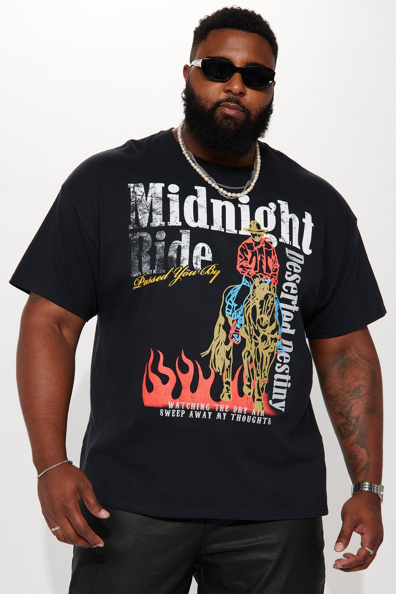 Midnight Ride Short Sleeve Tee - Black sold by Fashion Nova product image thumbnail 2