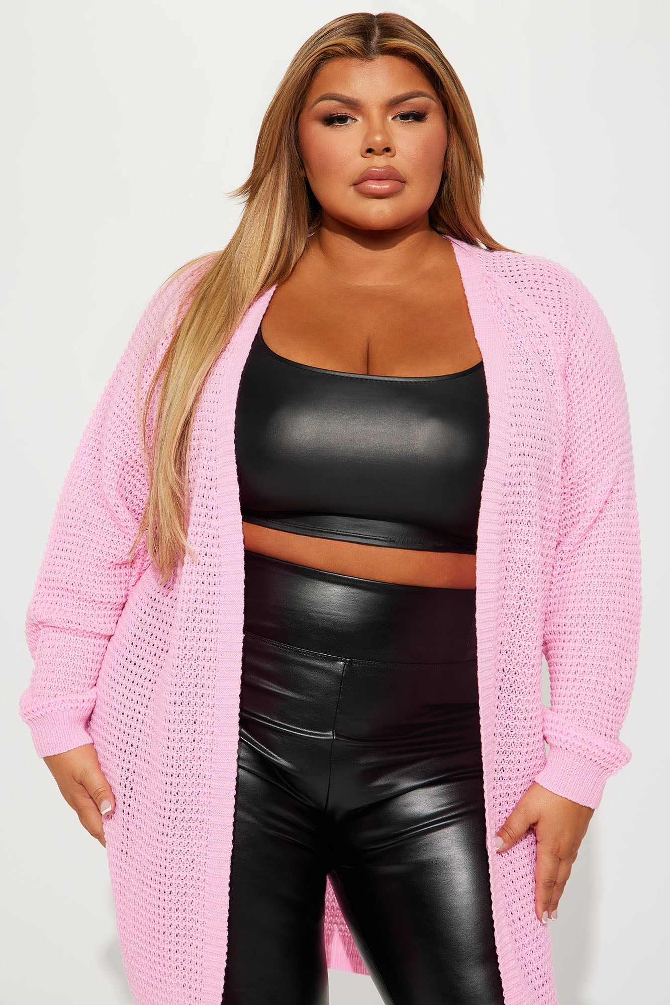Stayin' Close By Cardigan - Pink sold by Fashion Nova product image thumbnail 5