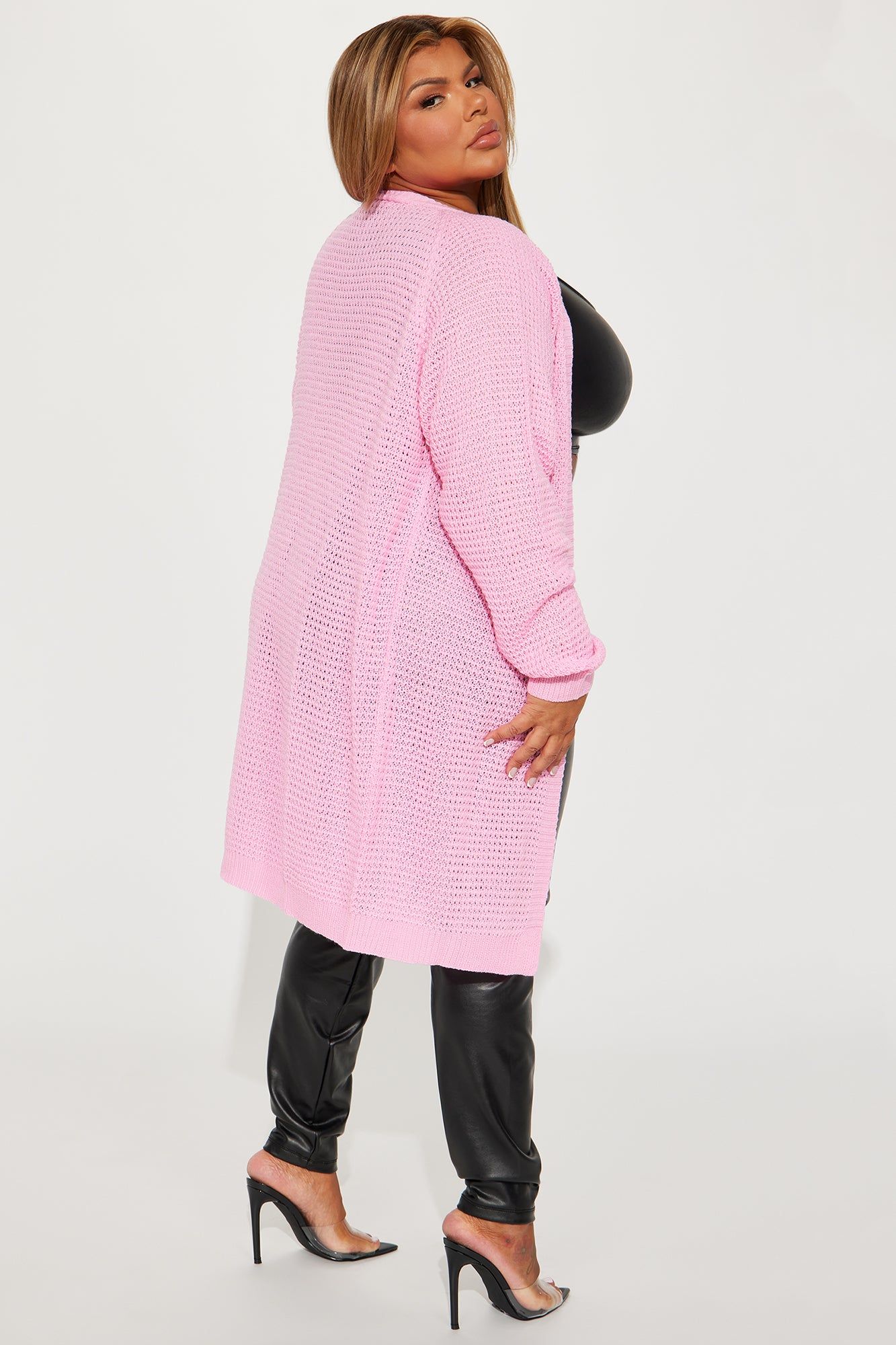 Stayin' Close By Cardigan - Pink sold by Fashion Nova product image thumbnail 6