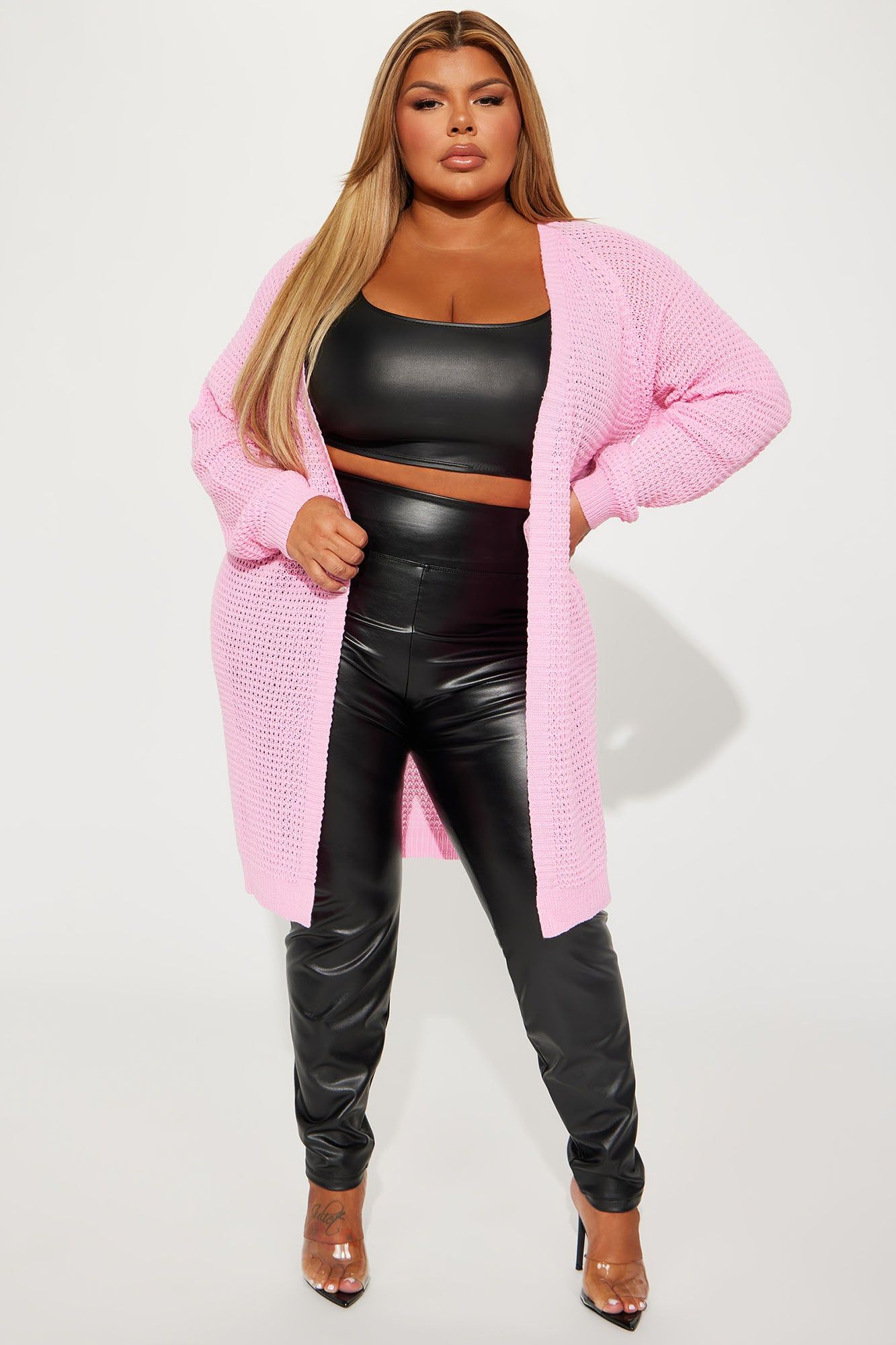 Stayin' Close By Cardigan - Pink sold by Fashion Nova product image thumbnail 4