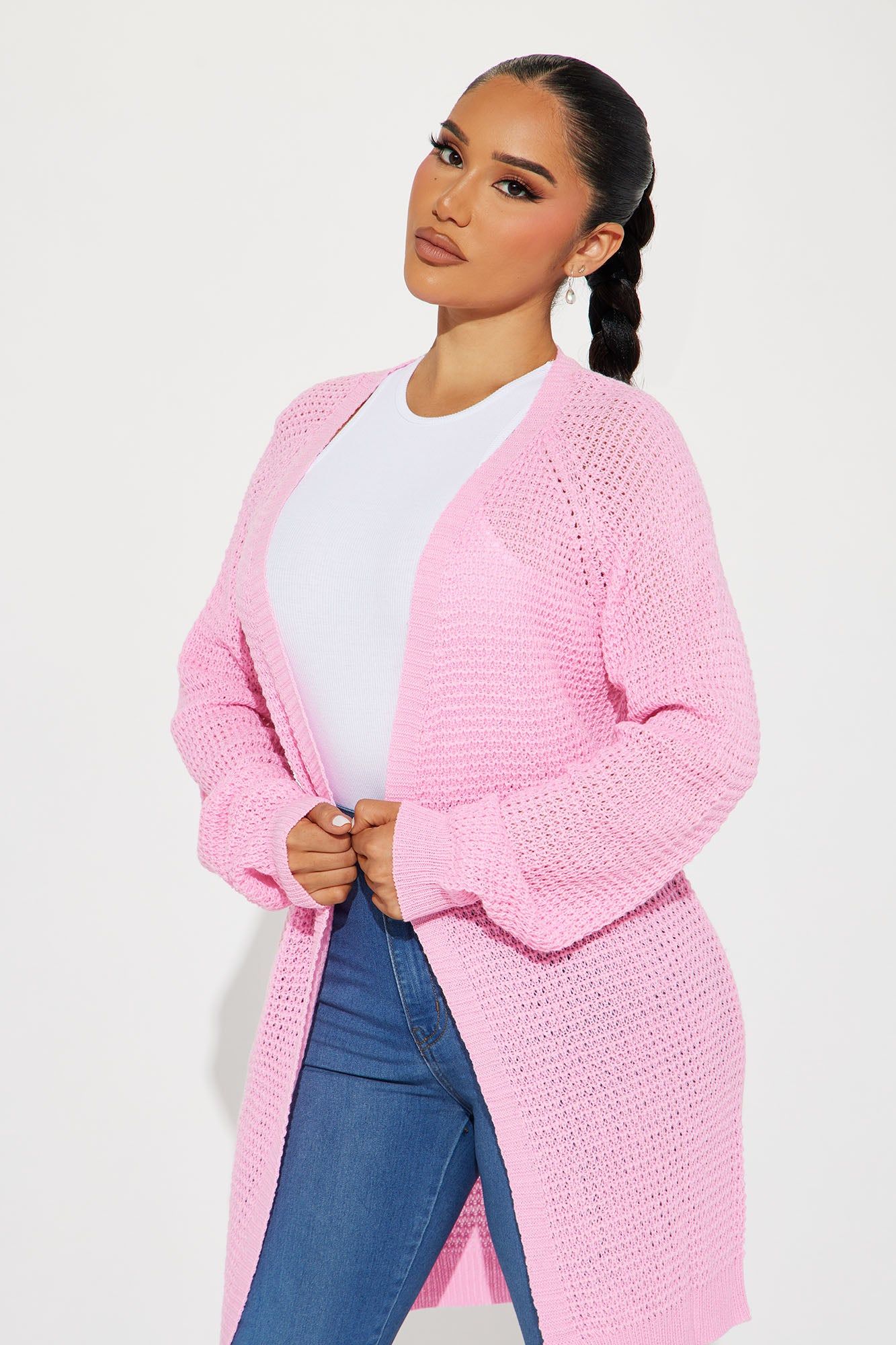 Stayin' Close By Cardigan - Pink sold by Fashion Nova product image thumbnail 2