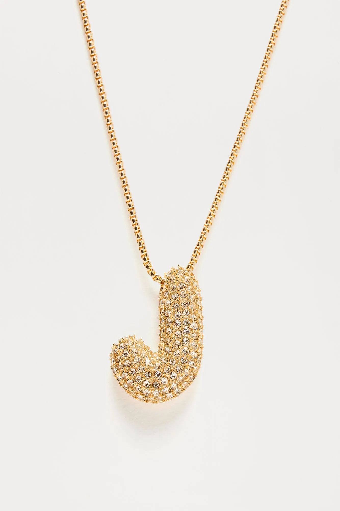 Bubble Letter J Necklace - Gold sold by Fashion Nova product image thumbnail 3