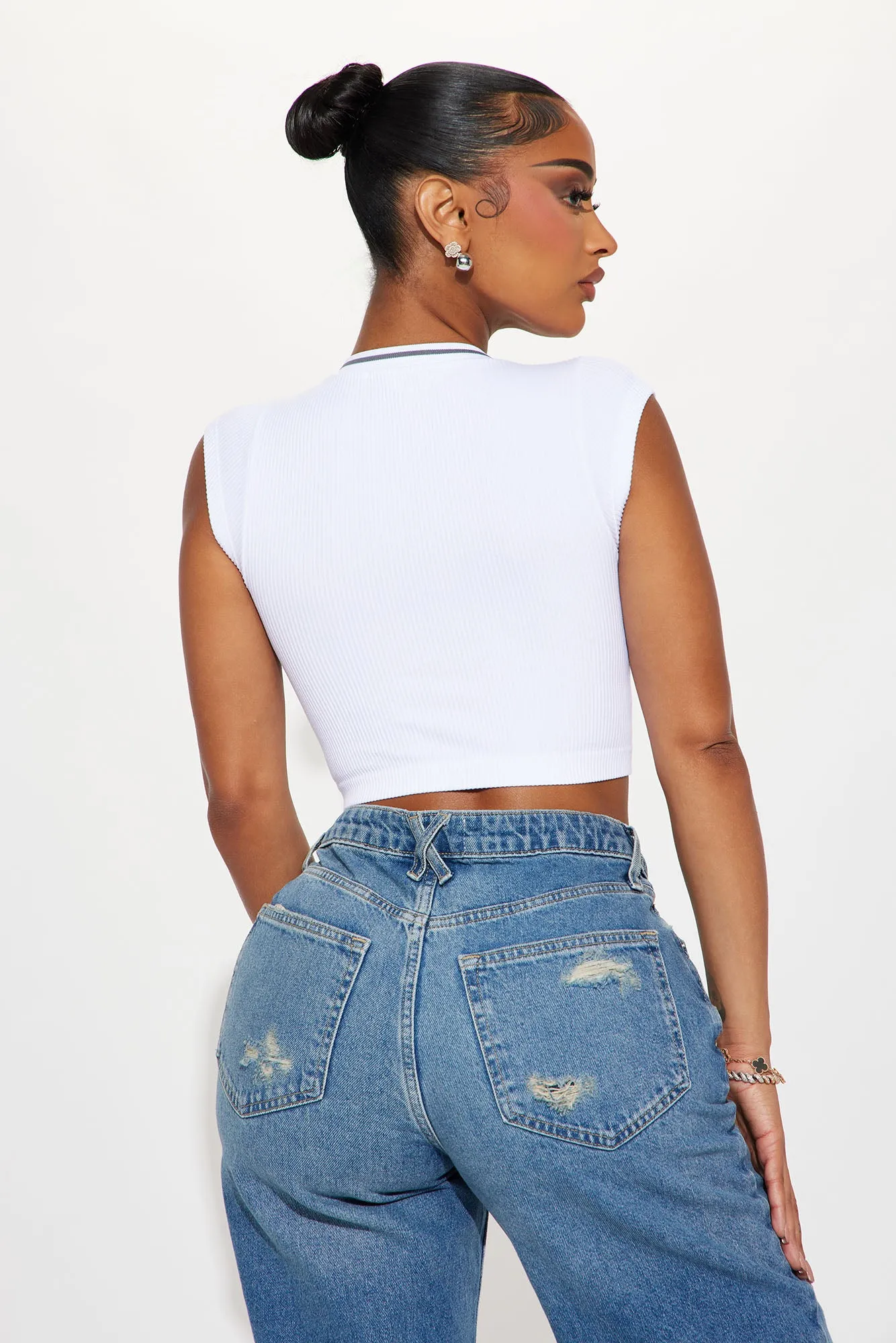 Cherry Bomb Seamless Tee - White sold by Fashion Nova product image thumbnail 3