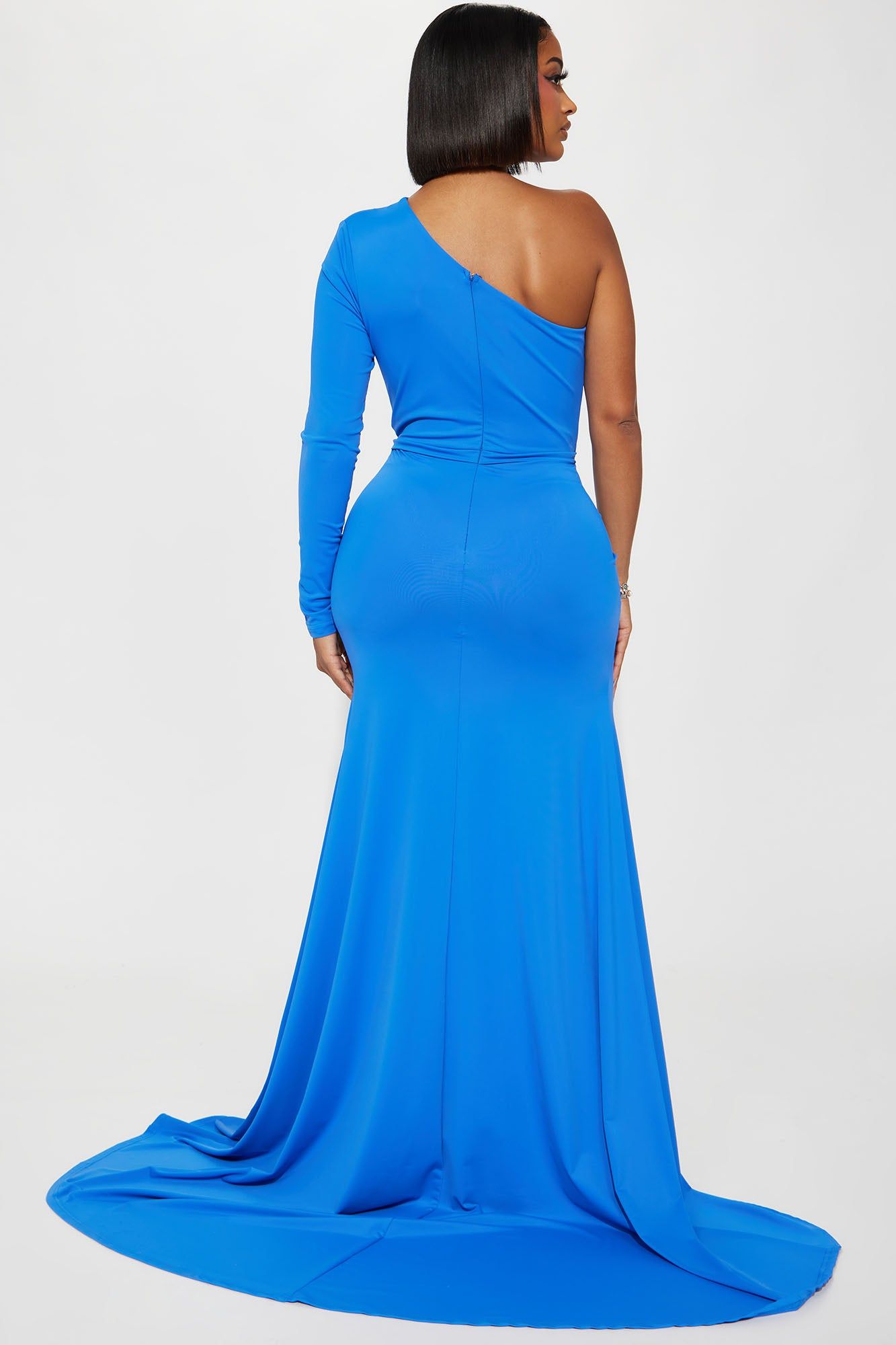 Out Past Midnight Ruched Gown - Royal sold by Fashion Nova product image thumbnail 3