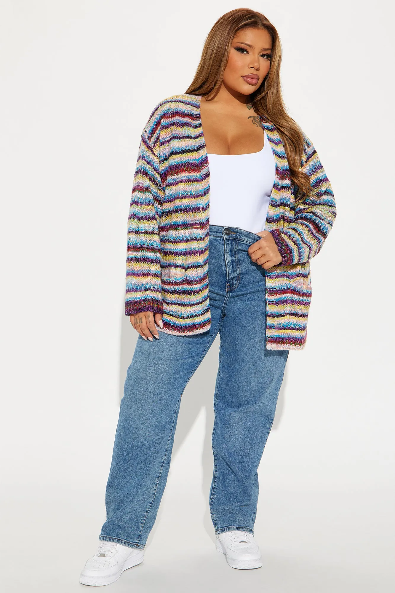 Meet Me There Striped Cardigan - Multi Color sold by Fashion Nova product image thumbnail 5