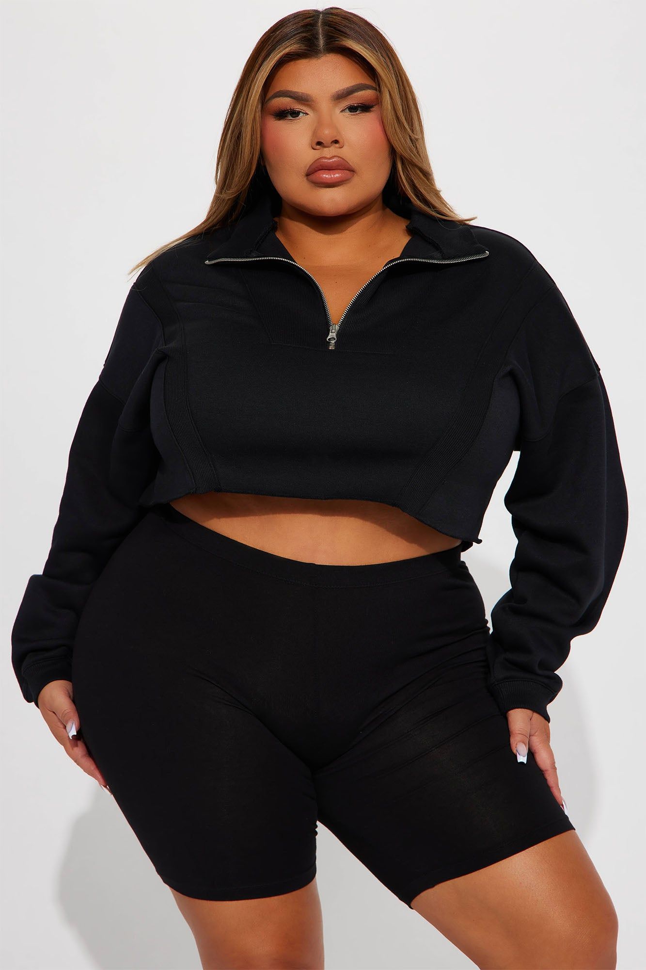 Catch My Vibe Lounge Pull Over - Black sold by Fashion Nova product image thumbnail 4