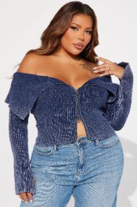 Keep Them Coming Washed Cardigan  - Navy sold by Fashion Nova