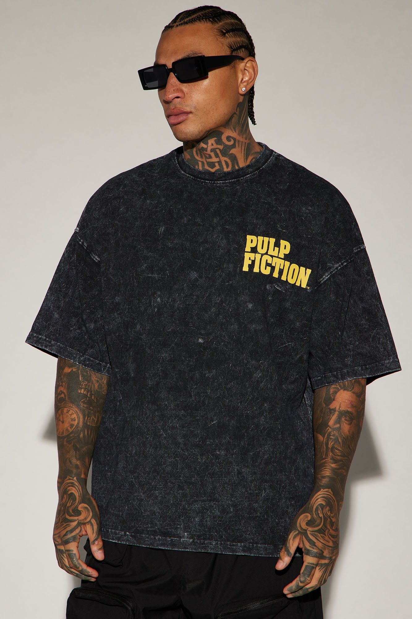 Pulp Fiction Say What Again Short Sleeve Tee - Black sold by Fashion Nova product image thumbnail 4