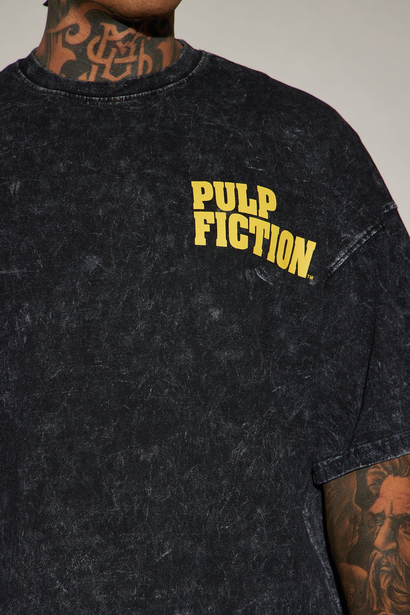 Pulp Fiction Say What Again Short Sleeve Tee - Black sold by Fashion Nova product image thumbnail 3