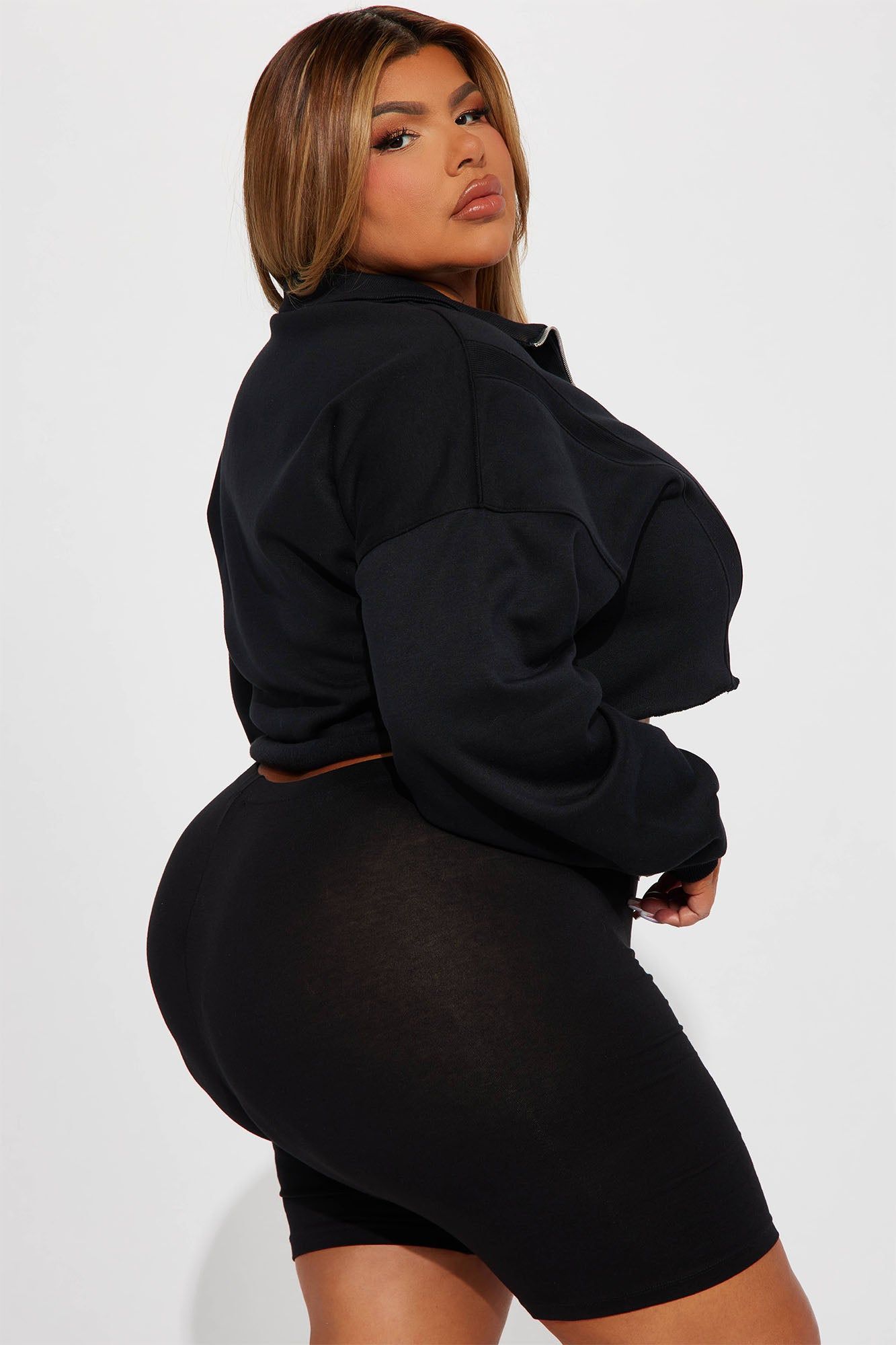 Catch My Vibe Lounge Pull Over - Black sold by Fashion Nova product image thumbnail 6