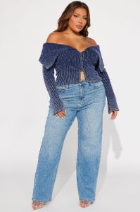 Keep Them Coming Washed Cardigan  - Navy sold by Fashion Nova