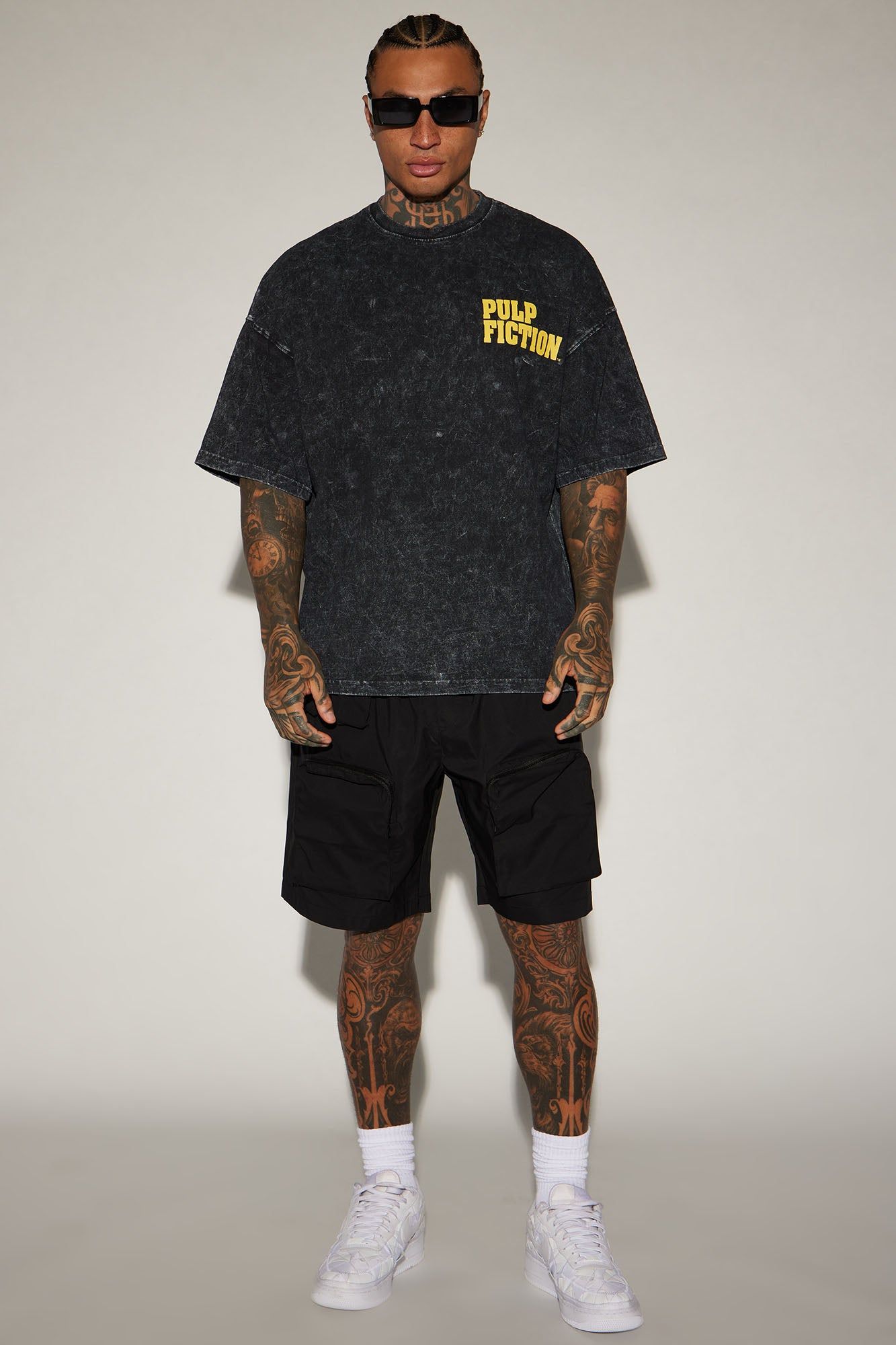 Pulp Fiction Say What Again Short Sleeve Tee - Black sold by Fashion Nova product image thumbnail 2