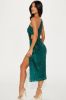 Isla Sequin Midi Dress - Emerald sold by Fashion Nova