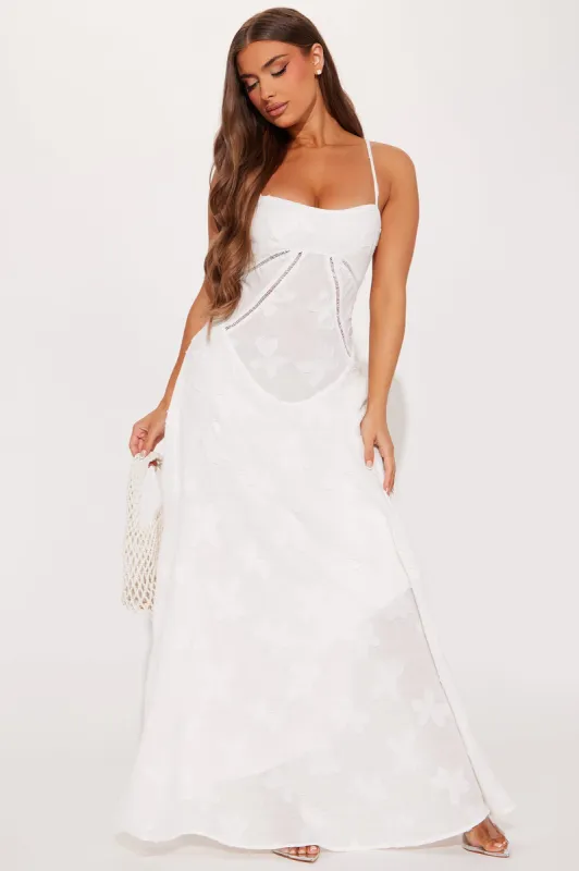 Mia Sunday Maxi Dress - White sold by Fashion Nova