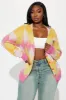 Artsy Argyle Cardigan - Multi Color sold by Fashion Nova