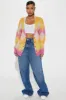 Artsy Argyle Cardigan - Multi Color sold by Fashion Nova