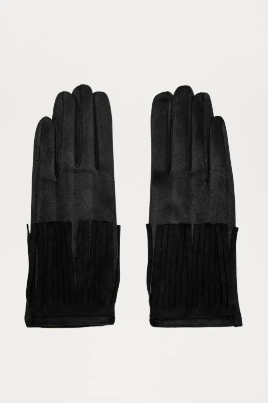 Secret Whispers Gloves - Black sold by Fashion Nova