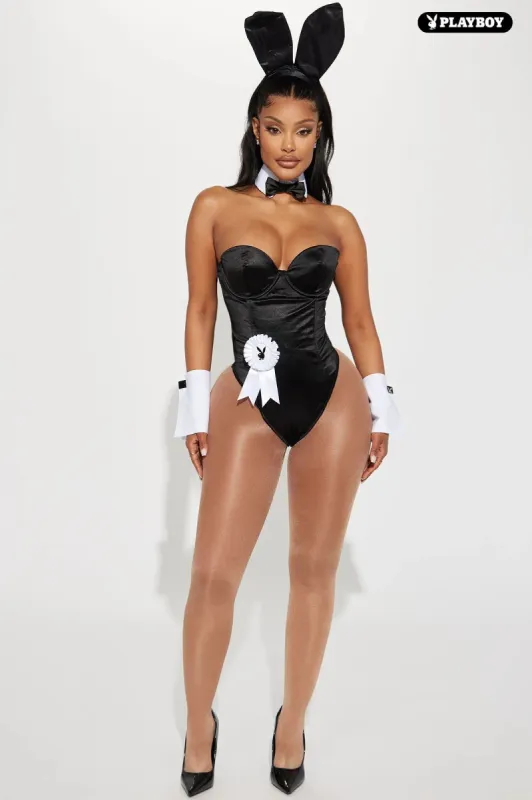 Playboy Classic Bunny 8 Piece Costume Set - Black sold by Fashion Nova