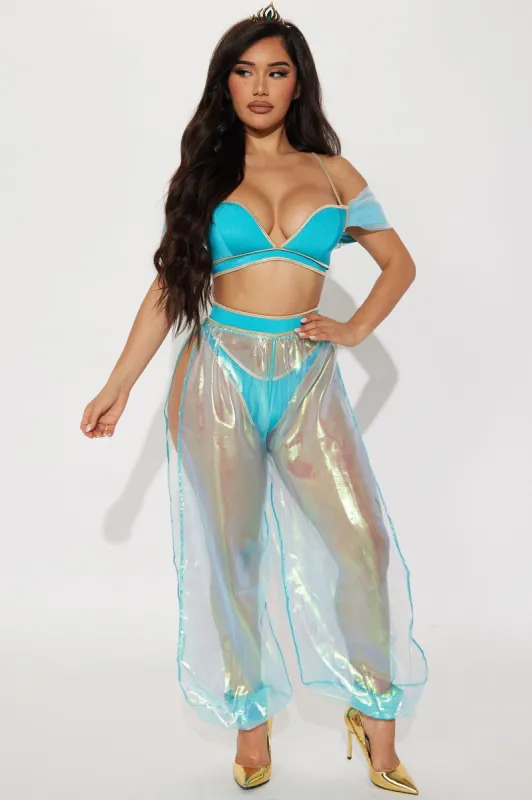 Show Me Princess 4 Piece Costume Set - Blue/combo sold by Fashion Nova